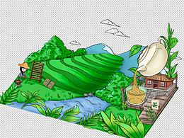 商稿-京东插画海报