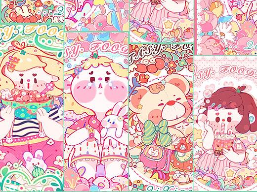 【多巴胺女孩日常】.插画合集1.0