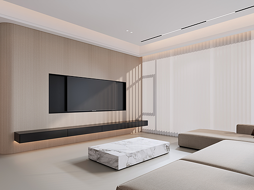 241㎡意式极简风：外透简雅，内蕴奢华