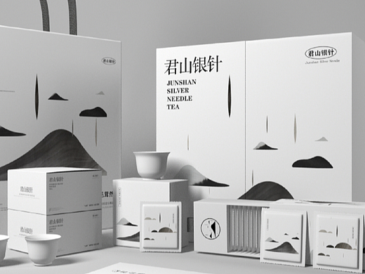#系列产品  君山银针品牌包装设计