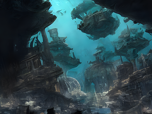 #站酷梦笔#深邃海底