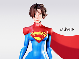 风格化角色--性感女超人