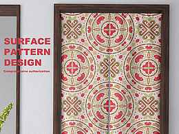 春-花纹印花图案