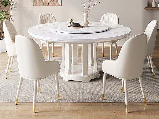 家具详情-奶油风餐桌