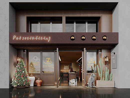 美式宠物店设计