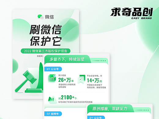 微信团队 x 求奇品创 微信日常推文设计