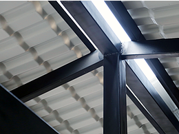 运河客码头观光车棚钢结构改造