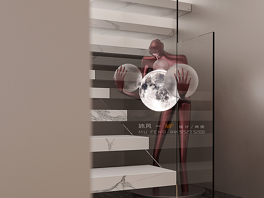 现代-客餐厅 部分效果图