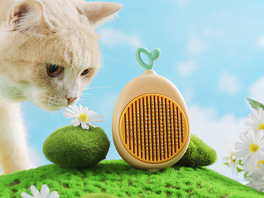 宠物用品/瀚品.伊丽.柠檬牛油果针梳.