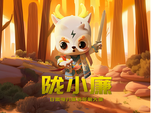 甘肃电力廉洁形象大使IP动画