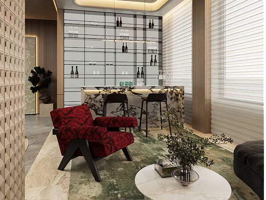 私人会所新中式包厢餐厅🍽面积｜80 ㎡