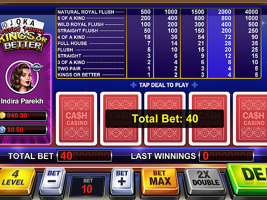 游戏UI界面/复古电子游戏/Video Poker