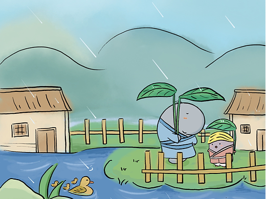 24節(jié)氣-海牛（個(gè)人主頁(yè)-ZNjUxOTI0NTY=） - 商業(yè)插畫(huà) - 站酷設(shè)計(jì)師瓶?jī)簂ili原創(chuàng)素材 - 站酷ZCOOL