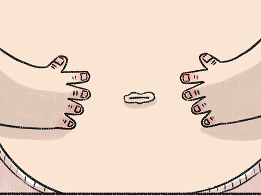 记录孕期生活日常-肚脐眼的变化