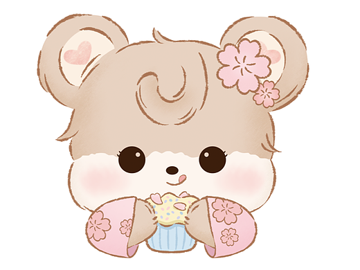 可爱女娃小熊IP