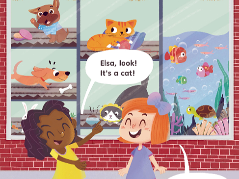 洪恩阅趣英语书内文部分插图（个人主页-ZNjEyMDI4NzI=） - 商业插画 - 站酷设计师小小柳原创素材 - 站酷ZCOOL