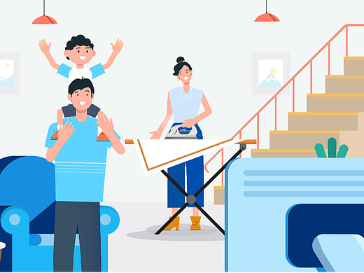 MG动画制作家庭保障计划分析，iHome小程序MG动画设计