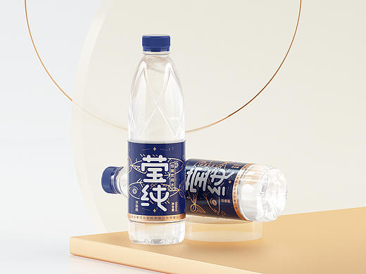百事可乐“莹纯”十二星座矿泉水包装设计瓶型瓶标设计