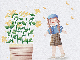 水彩分镜插画—芒种