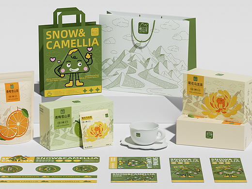 Snow camellia | 雪山茶品牌设计