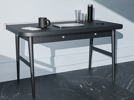 Blender桌子建模简约书桌写字台简易办公桌（个人主页-ZNjUzOTgzNDg=） - 产品 - 站酷设计师建模选手原创素材 - 站酷ZCOOL