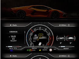 兰博坚尼-全液晶仪表