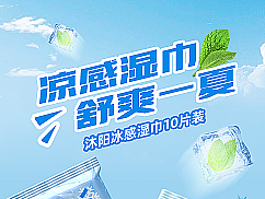 清凉薄荷湿巾