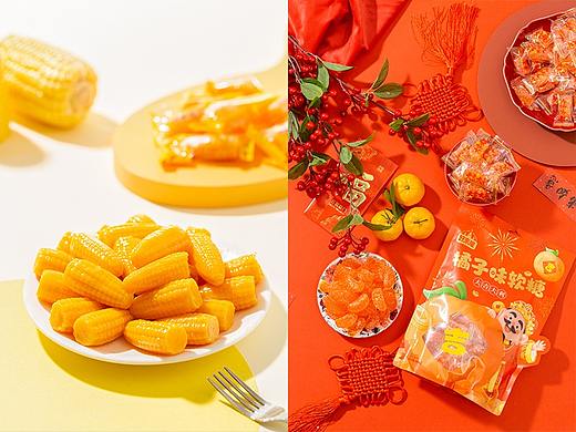 好来屋食品｜桔子味软糖｜玉米味软糖｜左寒文化