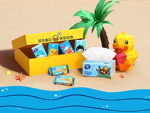 维达x小黄鸭礼盒设计+拍摄+视频