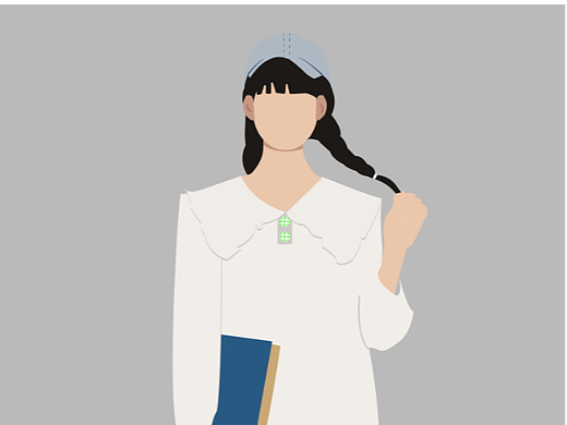 扁平人物插画练习（个人主页-ZNjYxMDk3ODg=） - 创作习作 - 站酷设计师是陈可以啊原创素材 - 站酷ZCOOL