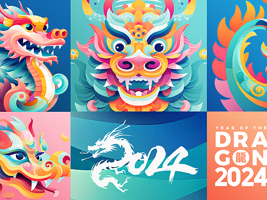 2024 CHINESE NEW YEAR DRAGON 新年龙年
