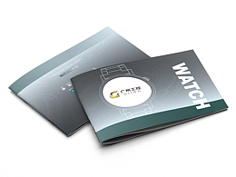 电子蓝牙手表画册封面封底