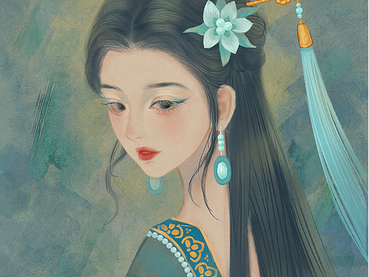 古風(fēng)小姐姐（個人主頁-ZNjA2MjkzNDQ=） - 創(chuàng)作習(xí)作 - 站酷設(shè)計師Sally小薩原創(chuàng)素材 - 站酷ZCOOL