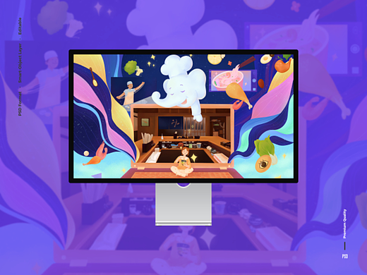 白象汤好喝 — 幻想童话世界创意海拔