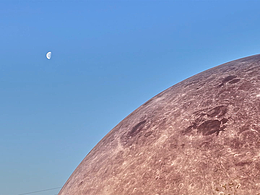 超级月亮，梦幻水秀