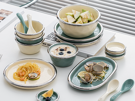 产品摄影 / ins风双色混搭餐具