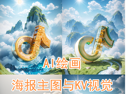 AI绘画|海报主图与KV视觉