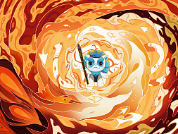 凤凰涅擊（个人主页-ZNjQ4ODg5NDQ=） - 艺术插画 - 站酷设计师早蛙原创素材 - 站酷ZCOOL