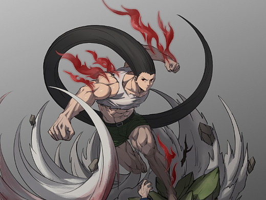 手办设计——全职猎人  杰富力士