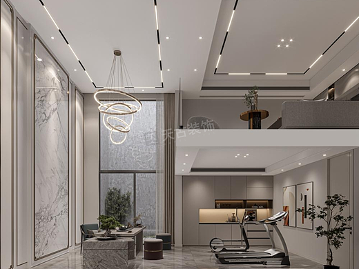 新江与城天越装修,轻奢风格设计,天古设计师李晓庆 