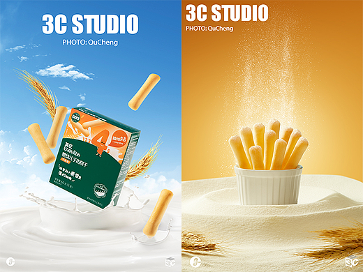 英氏辅食拇指饼干 | 3C STUDIO