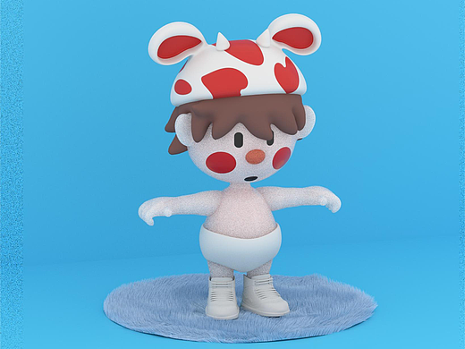 卡通人物建模练习（个人主页-ZNjMxNTY0NjA=） - 人物/生物 - 站酷设计师je_suis原创素材 - 站酷ZCOOL