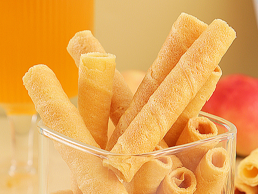 蛋香浓郁香芋牛奶酥心卷夹心蛋卷饼干传统空心蛋酥卷