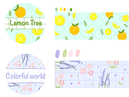 插畫——紙膠帶