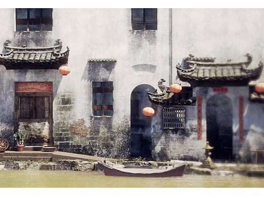 ue5场景练习：宏村还原（日景与夜景）