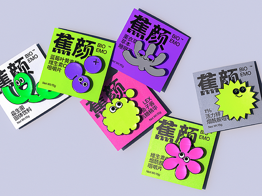 蕉颜Bioemo｜轻松有趣IP形象保健品牌设计|若非设计