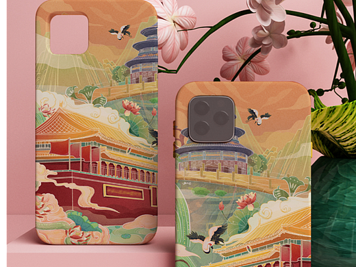 城市建筑插画
