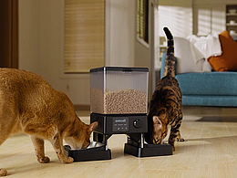 wifi版双碗喂食器