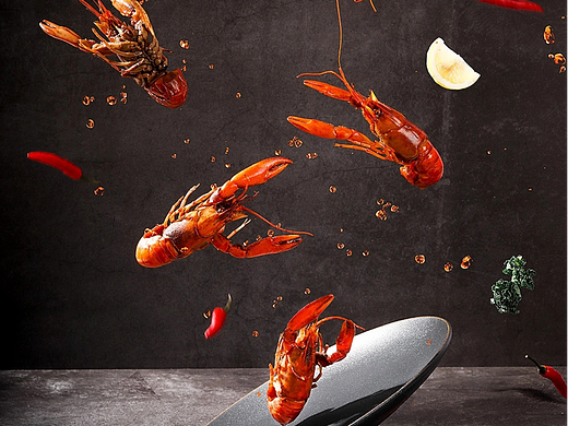 油焖大虾菜品拍摄