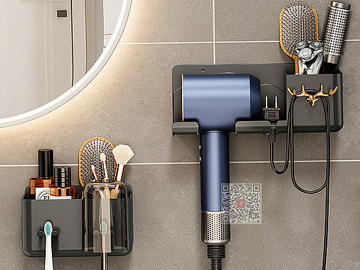 #3D渲染 吹风机架（个人主页-ZNjc5MjM4MzI=） - 产品 - 站酷设计师潮州德乐电商视觉原创素材 - 站酷ZCOOL